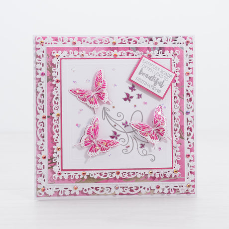Difficult Roads - Beautiful Butterflies Card Tutorial
