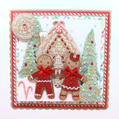 Warm Christmas Wishes - Candy Cane Lane Card Tutorial