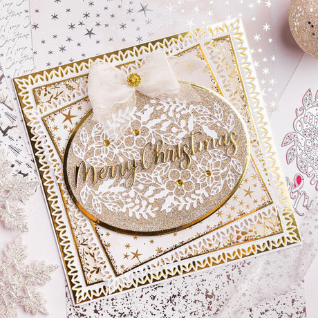 Merry Christmas - Gilded Christmas Card Tutorial