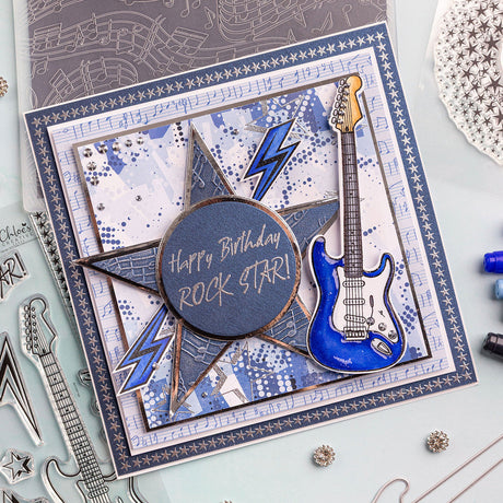 Rock Star Birthday - Happy Hobbies Collection Card Tutorial