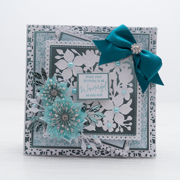 Hope Your Birthday is Wonderful Flower Power Card Tutorial Chloes