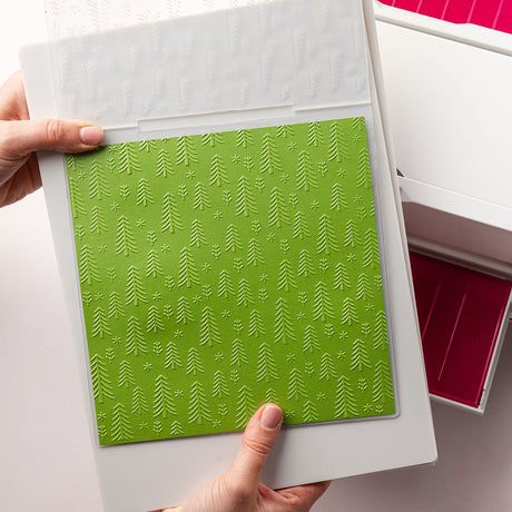 Chloe's Creative Cards 8x8 Gilded Christmas Embossing Folders and Metal Dies