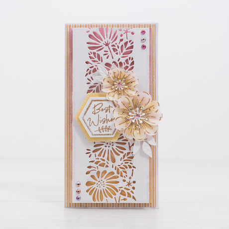 Chloes Creative Cards Metal Die Set - Leafy Lace Border