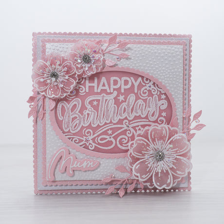 Chloes Creative Cards Metal Die Set –  8x8" Scalloped & Pierced Squares
