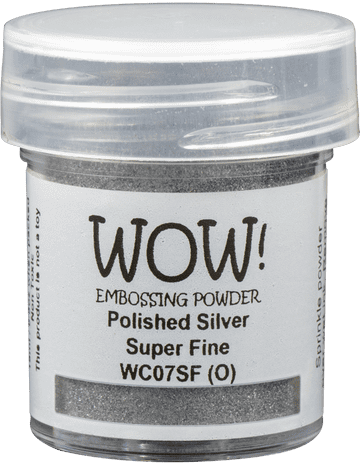 WOW Embossing Powder Metallic Polished Silver Super Fine - Large Jar