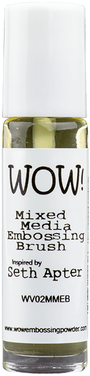 WOW ! Pinceau de gaufrage pour techniques mixtes