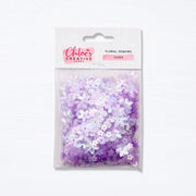 Chloes Creative Cards Floral Sequins - Lilacs
