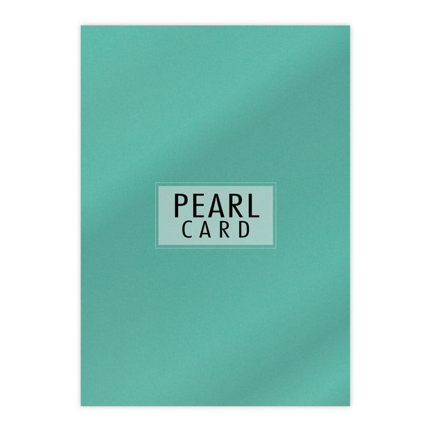 Chloes Luxury Pearl Card 10 Sheets Lagoon