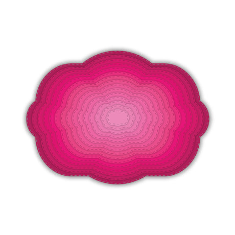 Chloe’s Creative Cards Metal Die Set – Large Bubble Frame