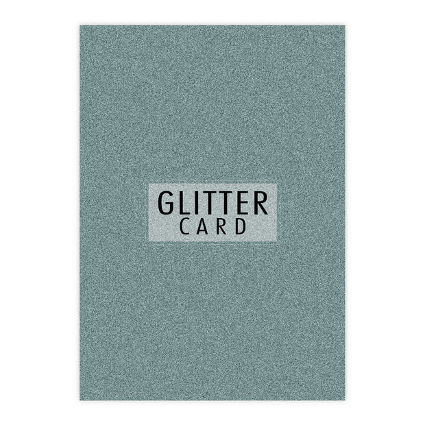 Chloes Creative Cards A4 Glitter Card - Aquamarine