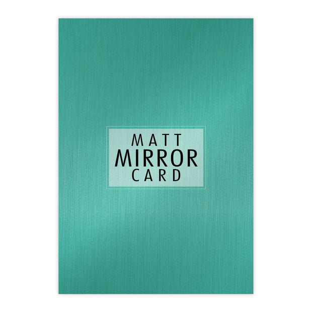 Chloes Creative Cards A4 Matt Mirror Card - Lagoon
