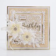 Chloes Creative Cards Metal Die Set – Floral Lace Background