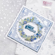 Chloes Creative Cards A4 Designer Foiled Vellum – Frosty Christmas