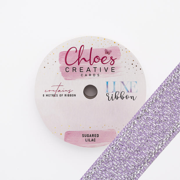 Chloes Creative Cards Luxe Ribbon (8m) Sugared Lilac