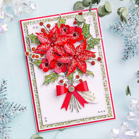A Wonderful Christmas Bouquet - Christmas Build-a-Bouquet Card Tutorial