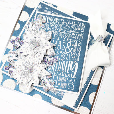 All about Christmas Navy and White Project by Glynis Bakewell