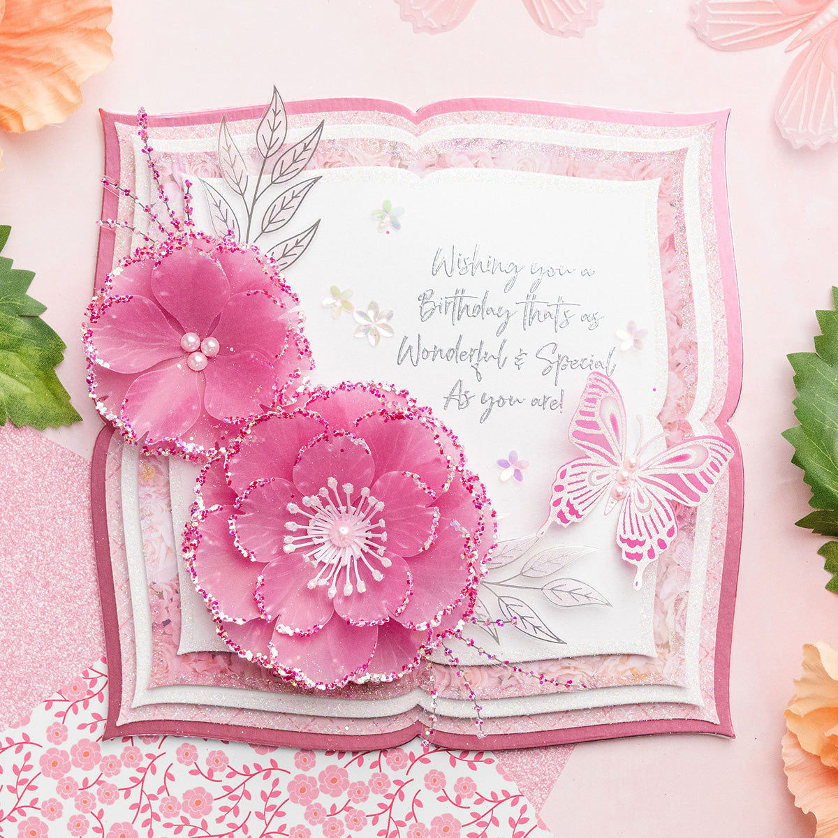 Azalea Vellum Peonies - Pretty Peonies Collection Card Tutorial