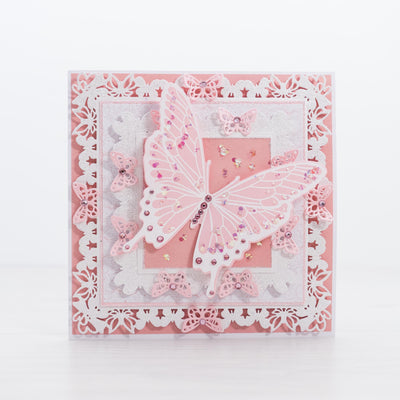 Pink Butterfly - Beautiful Butterflies Card Tutorial
