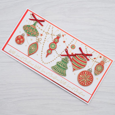 With Love at Christmas - Elegant Christmas Card Tutorial