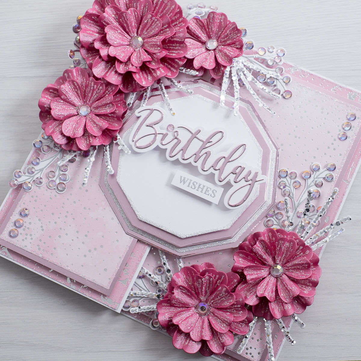 Chloes Creative Cards Posy Flower Cut and Emboss Folder Cardmaking Pro