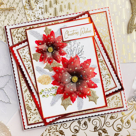 Christmas Wishes - Gilded Christmas Card Tutorial