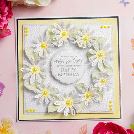 Daisy Wreath - Botanical Blooms Card Tutorial