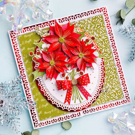 Floral Merry and Bright - Christmas Build-a-Bouquet Card Tutorial