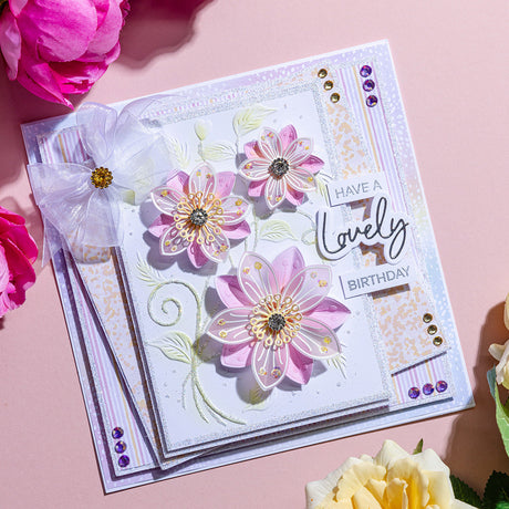 Floral Swirl - Flower Builder Collection Card Tutorial