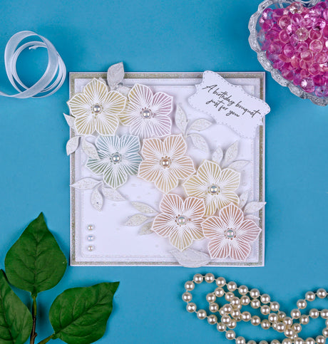 Floral Stripe - Bonus Chloe's Creative Cards Collection Issue 14 Project