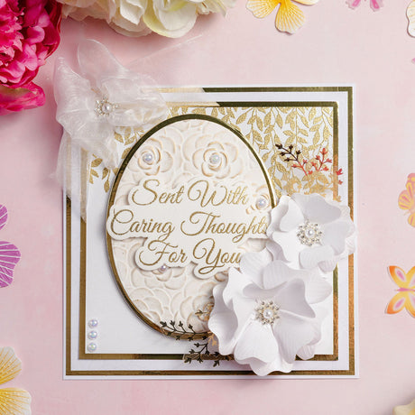 Gold Caring Thoughts - Botanical Blooms Collection Card Tutorial