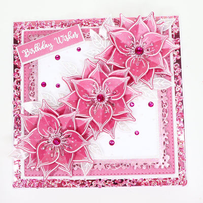 Azalea Birthday Wishes - Blooming Frames Card Tutorial