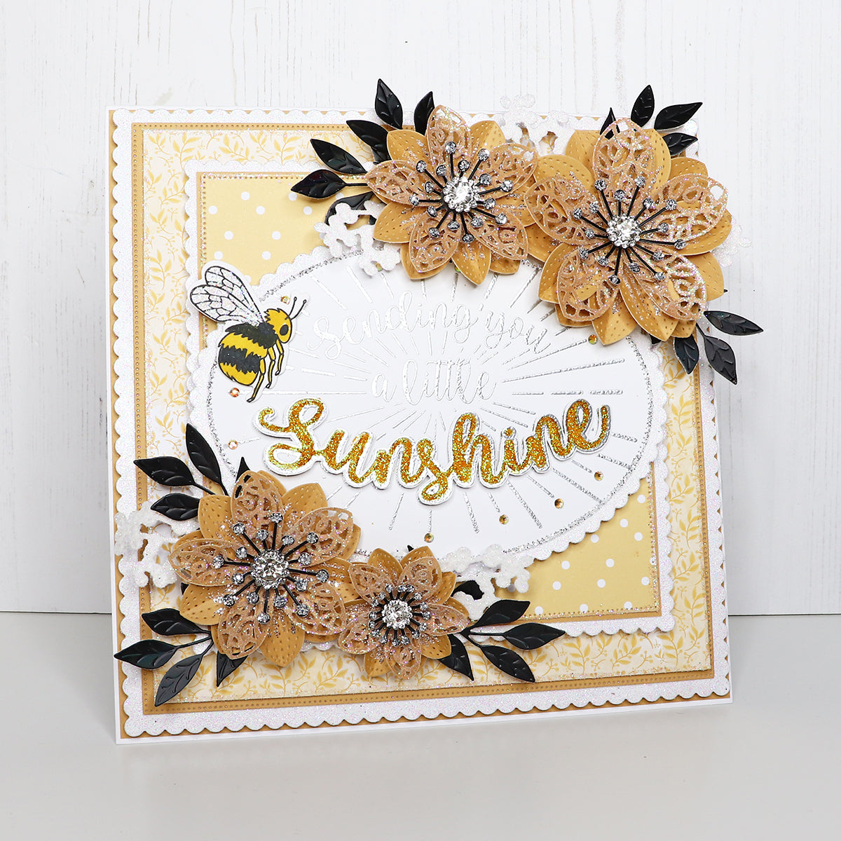 Sending a Little Sunshine - Statement Sentiments Stamp Collection Card Tutorial