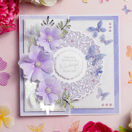 Lilac Fold-back - Botanical Blooms Card Tutorial