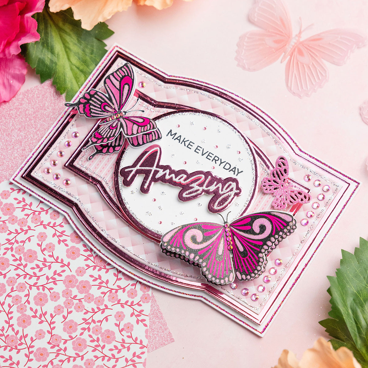 Make Every Day Amazing - Pretty Peonies Card Tutorial