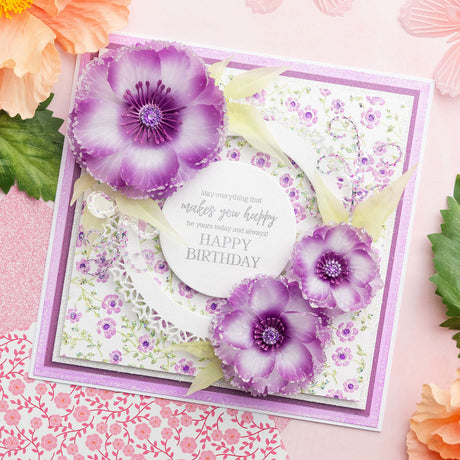 Pretty Purple Peonies - Pretty Peonies Card Tutorial