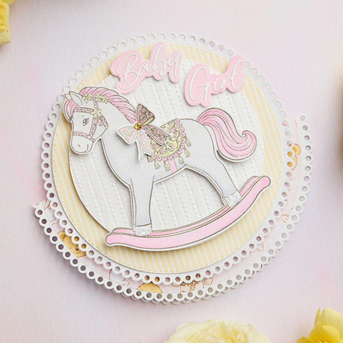 Rocking Horse Rocker - Baby Collection Card Tutorial
