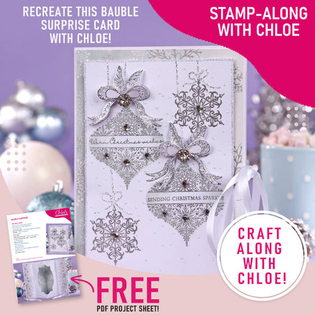 Chloe's Creative Cards Collection Box Kit 19 - Stamp-Along Card Tutorial