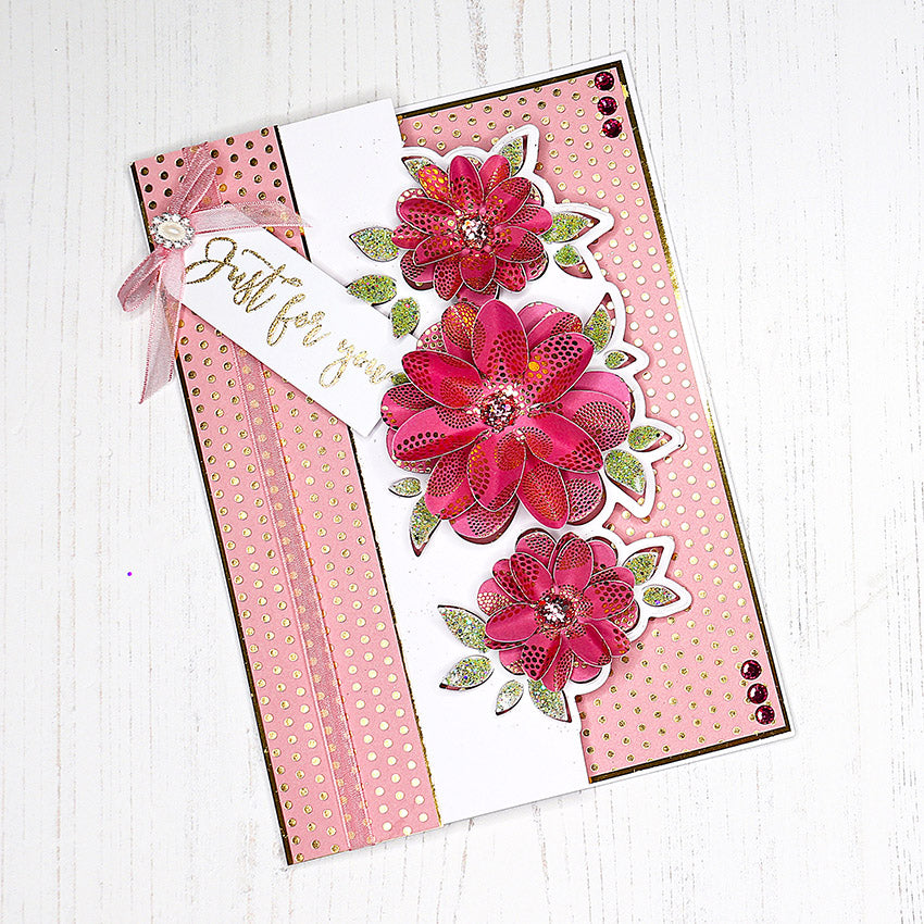 How to make a On the Edge Summer Blooms Die-Cut Card – Chloes Creative ...