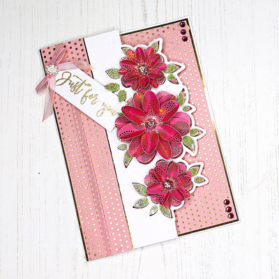 How to make a On the Edge Summer Blooms Die-Cut Card