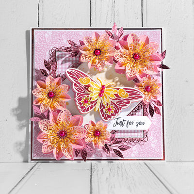 Floral Flutter Butterfly - Floral Frames and Flutters Collection Card Tutorial