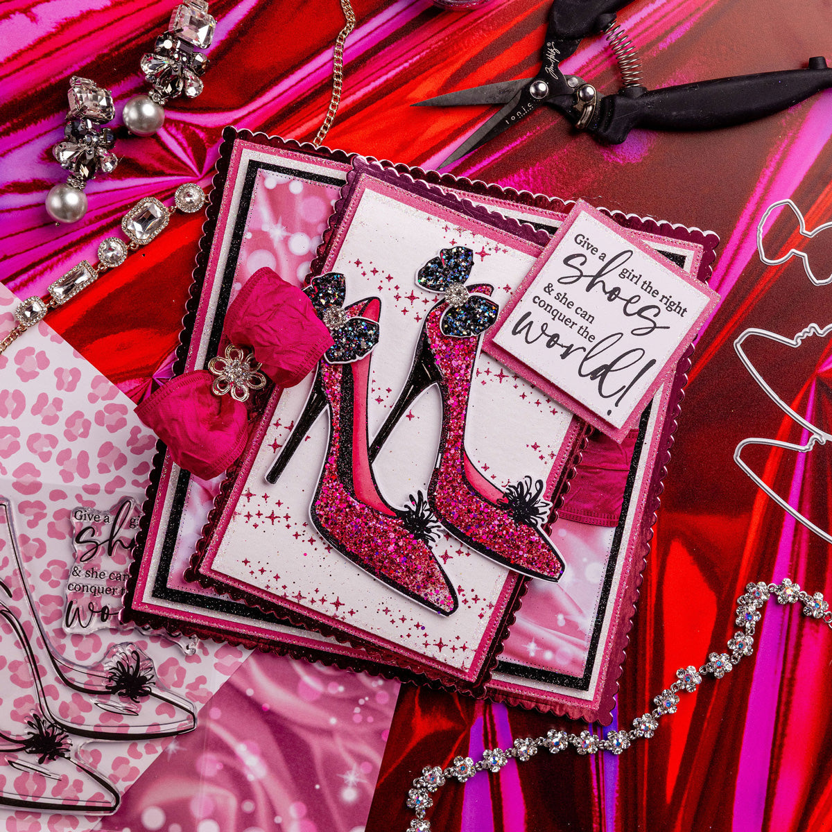 The Right Shoe - Chic Boutique Collection Card Tutorial