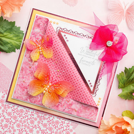 Vibrant Butterfly Birthday - Pretty Peonies Card Tutorial