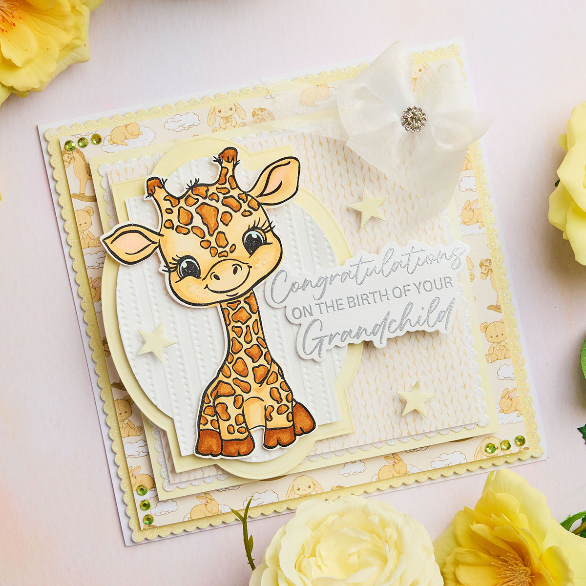 Welcome Grandchild - Baby Collection Card Tutorial