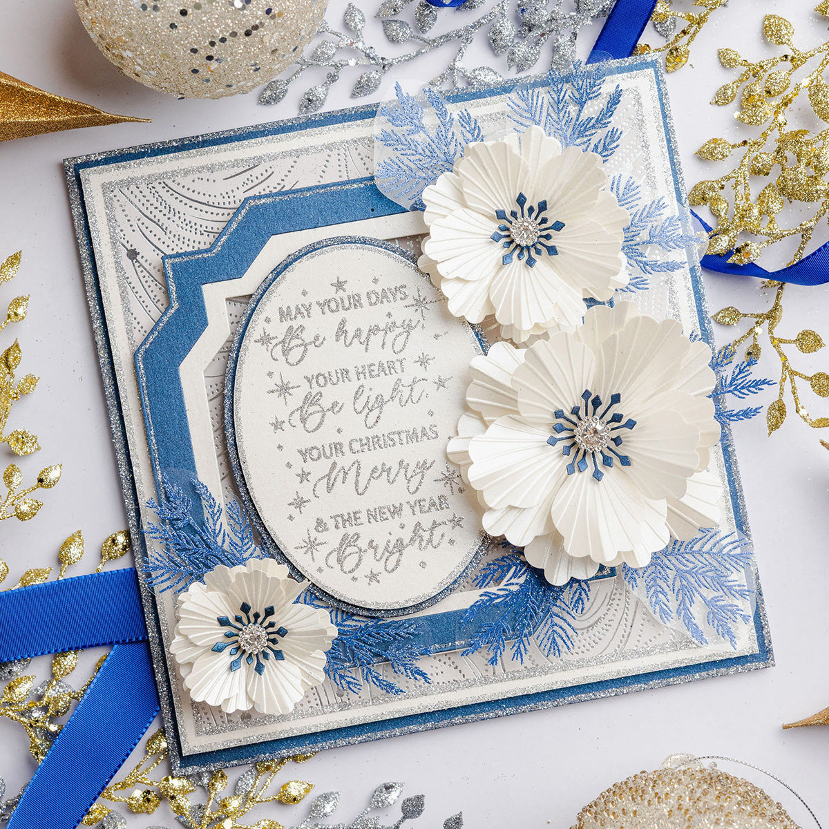 Winter Bloom - Starlit Christmas Card Tutorial