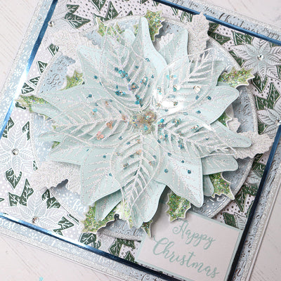 Poinsettia Christmas Cardmaking Project by Rebecca Houghton
