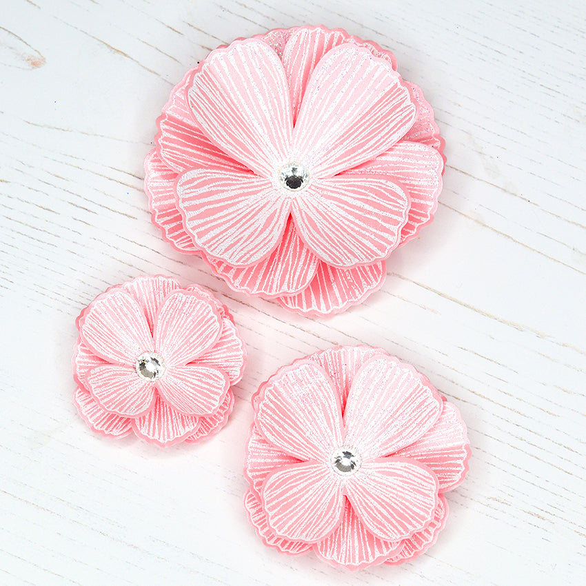How to Die Cut and Shape Chloes Creative Cards Rose Mallow Flower Stamp