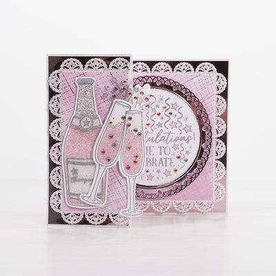 Congratulations Circle Stamp Cardmaking Project by Glynis Bakewell