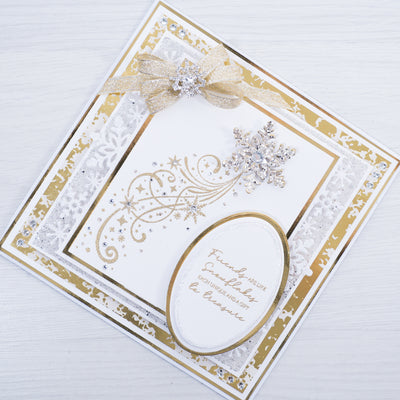 Golden Snowflake Flurry Cardmaking Project