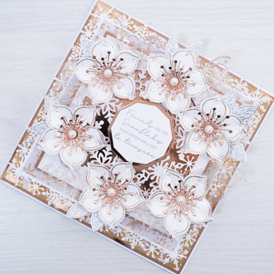 12 Projects of Christmas Day 8 - Snowy Wreath Card Making Project