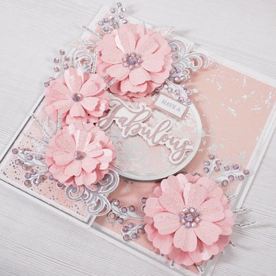 Peach Have a Fabulous Birthday Project by Glynis Bakewell